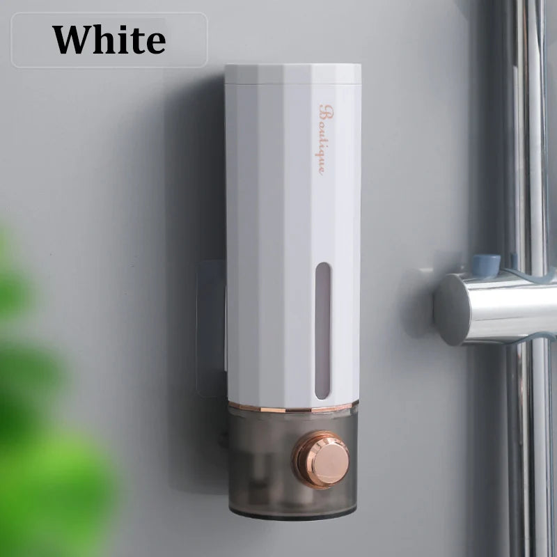 Non-Perforating Soap Dispenser Hand Sanitizer Wall Hanger Press Dispenser Home Hotel Shower Gel Shampoo Box Wall Mount