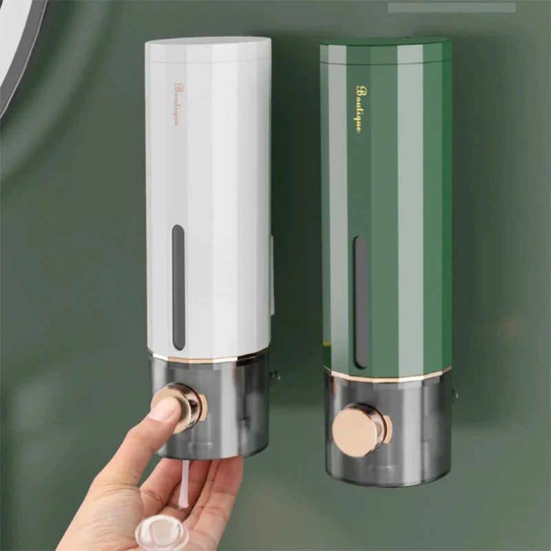 Non-Perforating Soap Dispenser Hand Sanitizer Wall Hanger Press Dispenser Home Hotel Shower Gel Shampoo Box Wall Mount