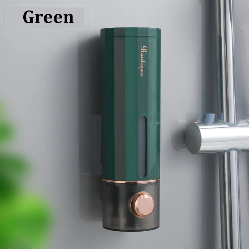 Non-Perforating Soap Dispenser Hand Sanitizer Wall Hanger Press Dispenser Home Hotel Shower Gel Shampoo Box Wall Mount