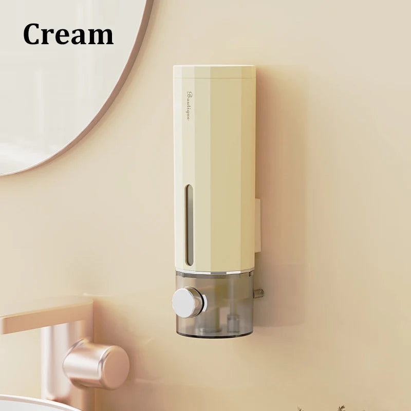 Non-Perforating Soap Dispenser Hand Sanitizer Wall Hanger Press Dispenser Home Hotel Shower Gel Shampoo Box Wall Mount